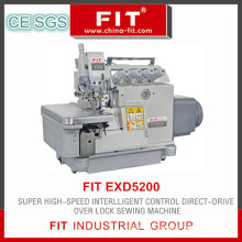 Direct-Driven Overlock Sewing Machine with Super High Speed Intellgent Control (FIT EXD5200)